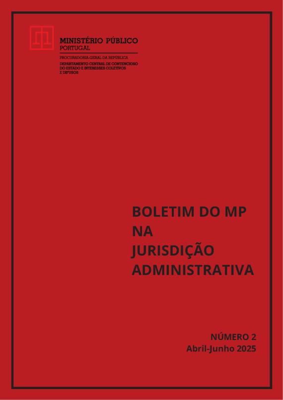 Boletim do MP na jurisdição administrativa